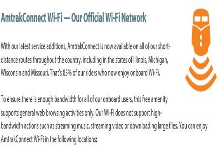 Free AmtrakConnect Wi-Fi Now Available on Auto Train