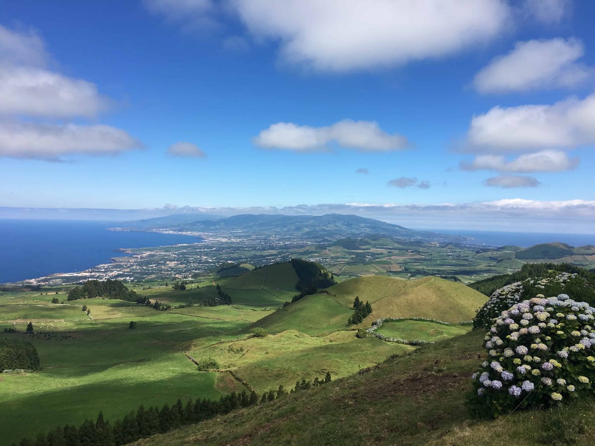 The island of Sao Miguel, Azores