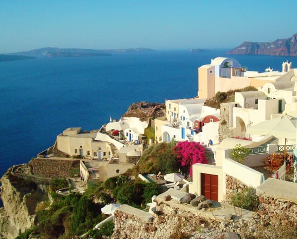 Oia, Santorni houses