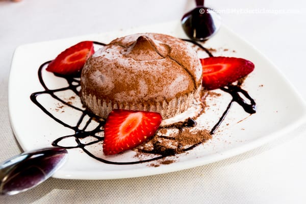 Decadent Chocolate Dessert at Restaurante POPS Lloret de Mar