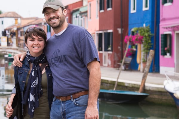 Jessica and Pike in Burano