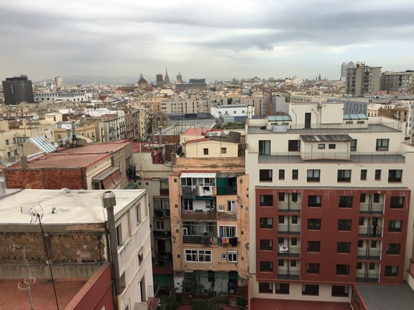 View of Barcelona from Hotel Barcelona Universal