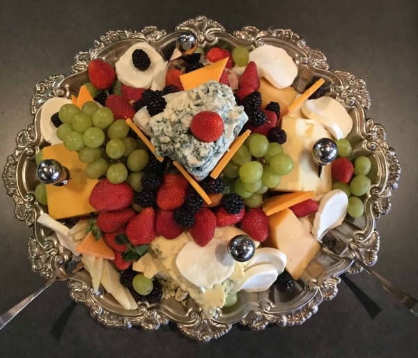 Albany Bistro cheese board for catering