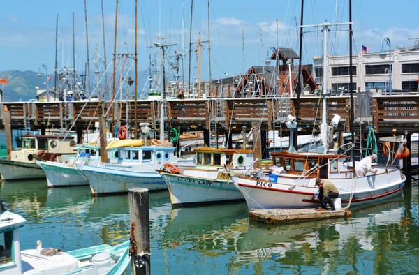 Outside Scoma's on the Wharf San Francisco