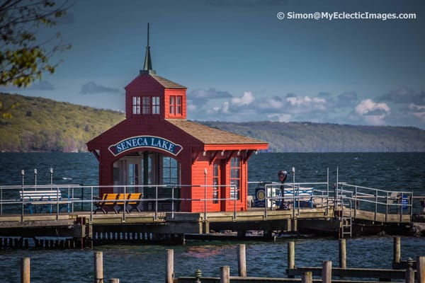 Boathouse on Seneca Lake Watkins Glen NY