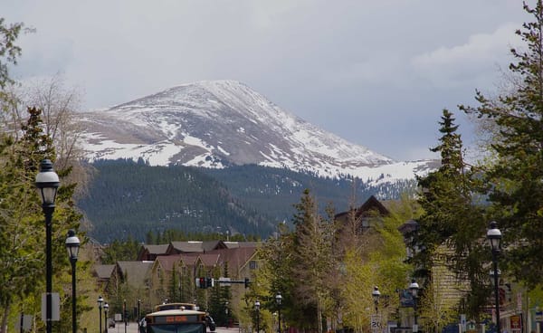 Breckenridge Mountain from Main Street