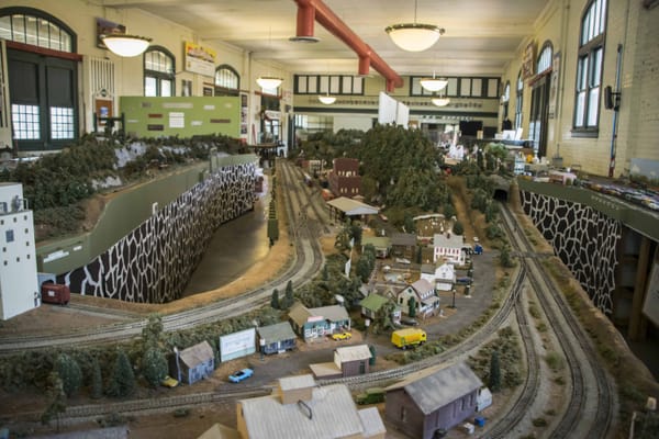 Meridian Railroad Museum-Model Train Display