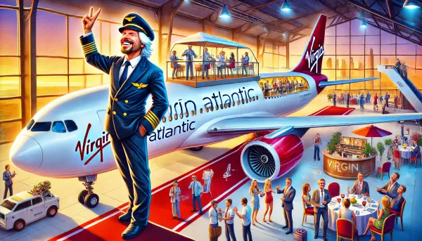 Richard Branson and Virgin Atlantic turn 40