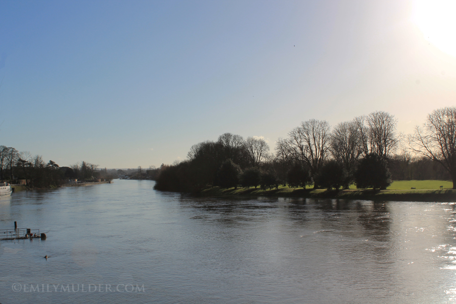 Banks of the Thames next to Hampton Court