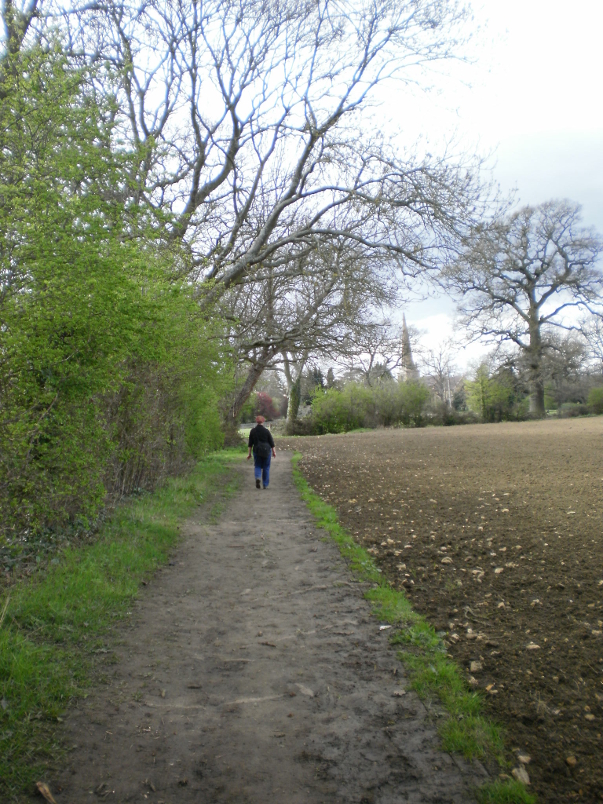 Leaving Hidcote Manor