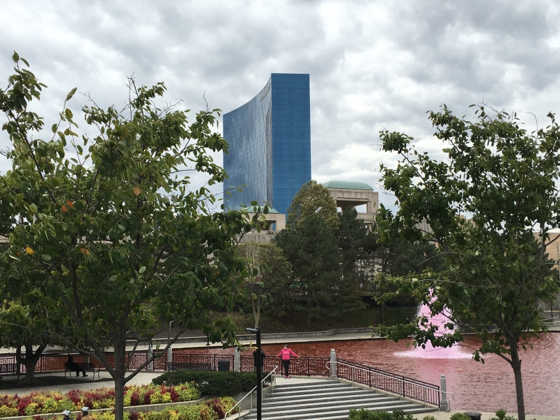 JW Marriott Indianapolis, view from the Canal District