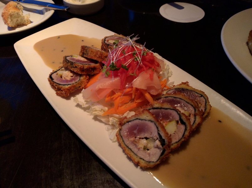 Beach House Restaurant - Crab Encrusted Ahi Roll