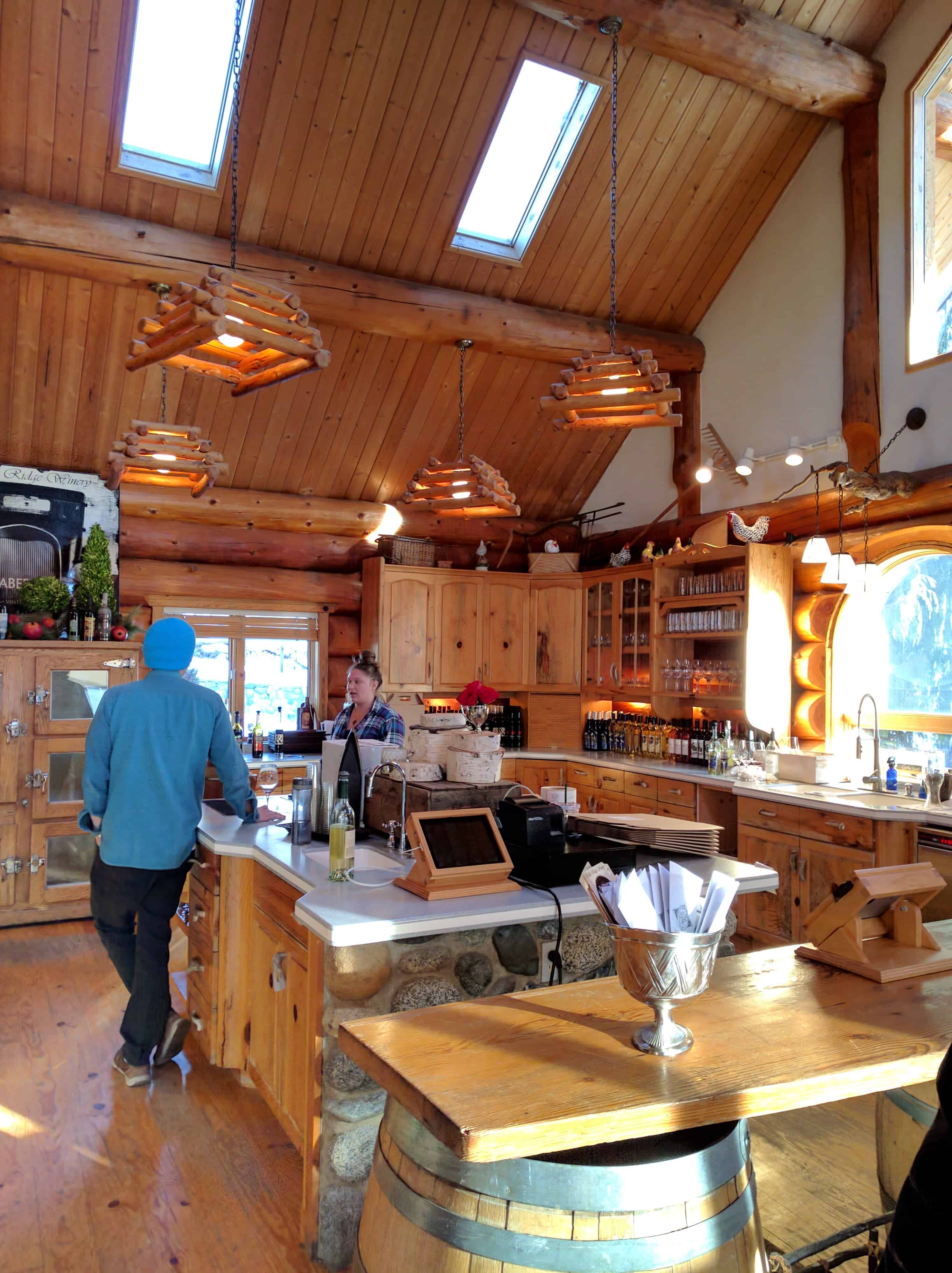 Leavenworth Icicle Winery Tasting Area