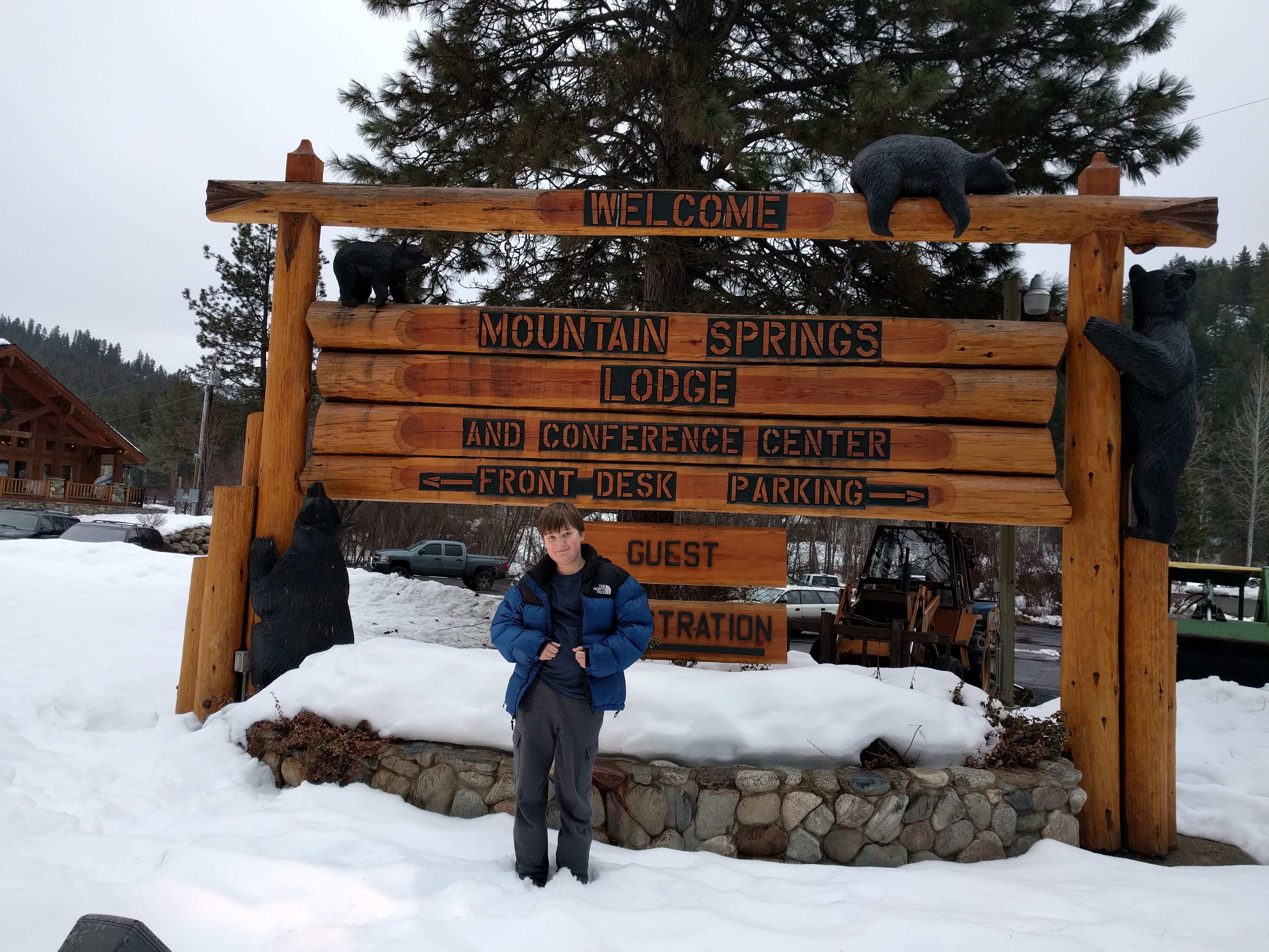 mountain springs lodge sign