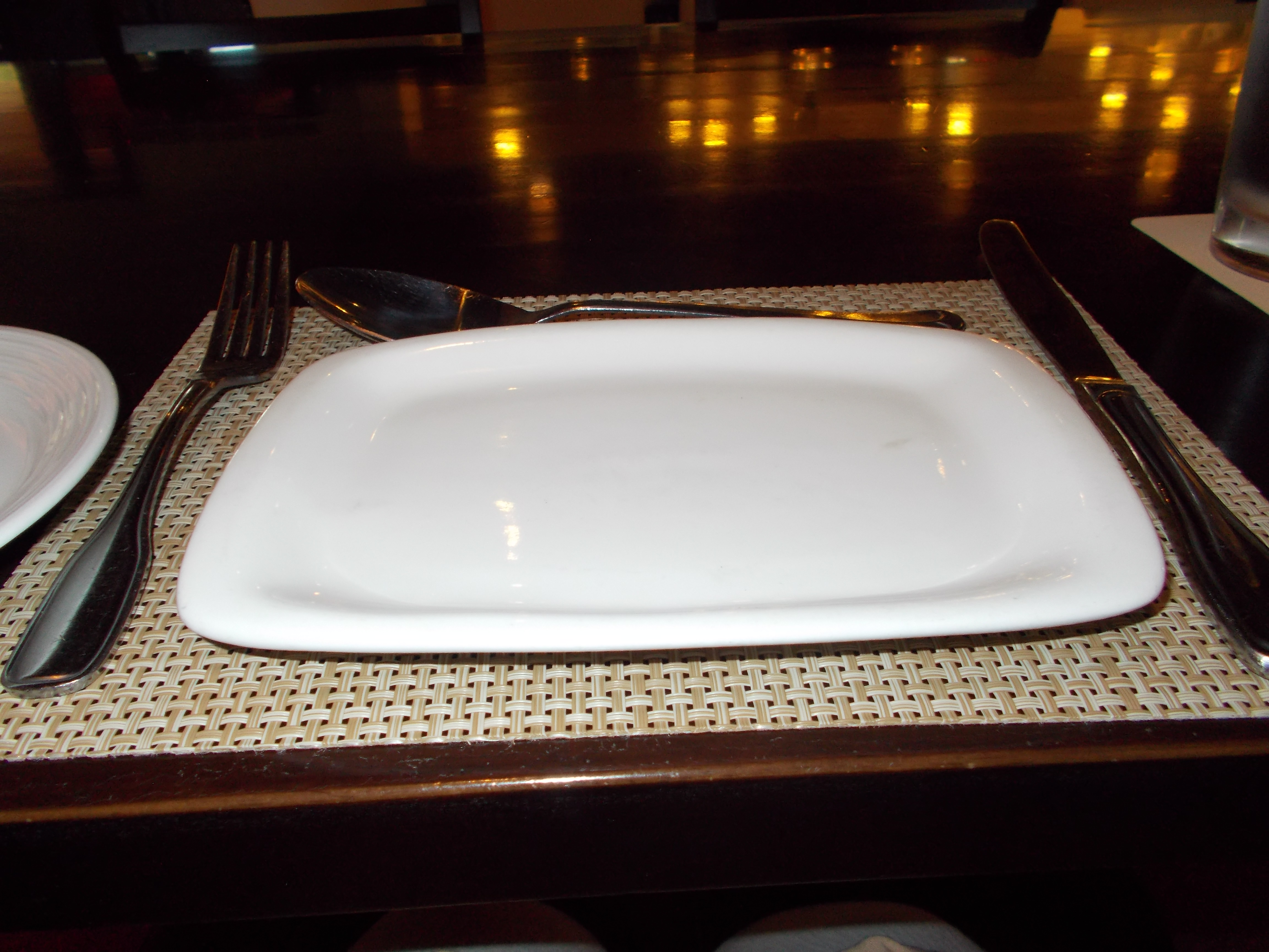 Place setting at Tapas @ Kukui'ula