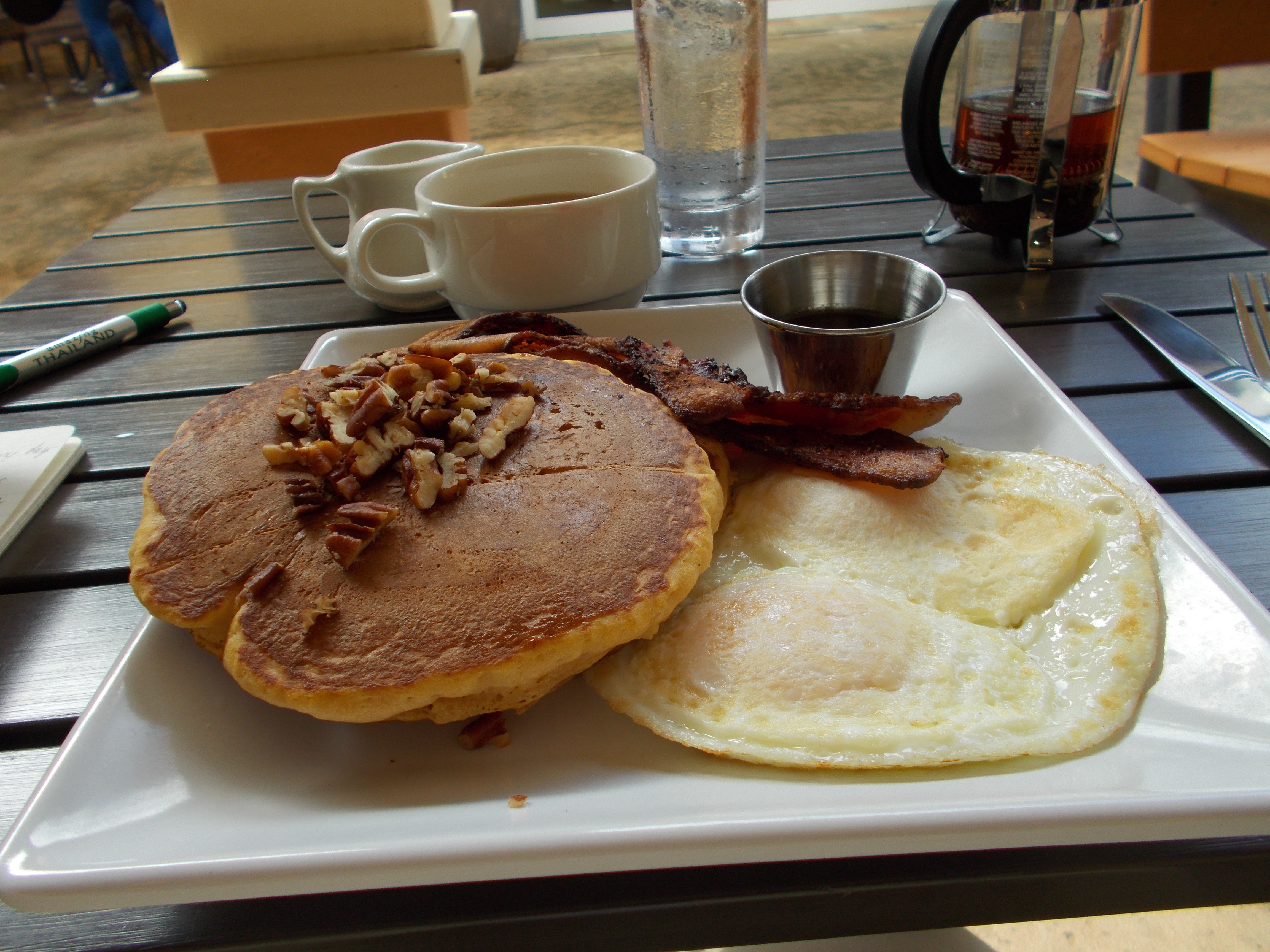 Pumpkin Pancakes Anuenue Cafe