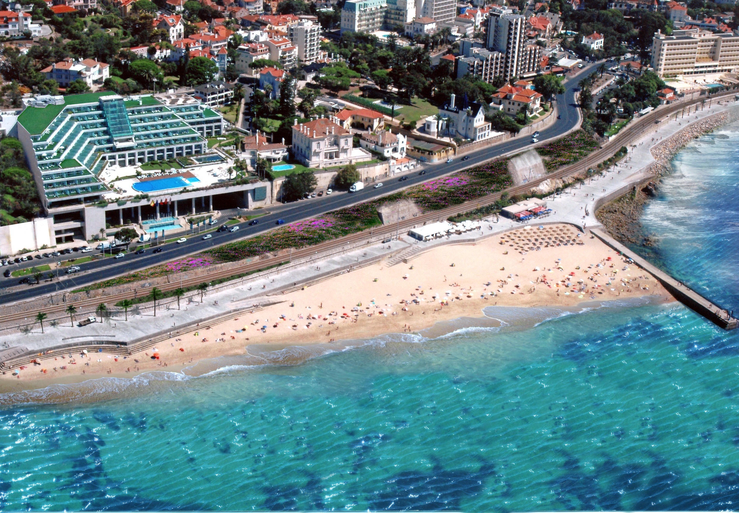 Aerial view Hotel Cascais Miragem