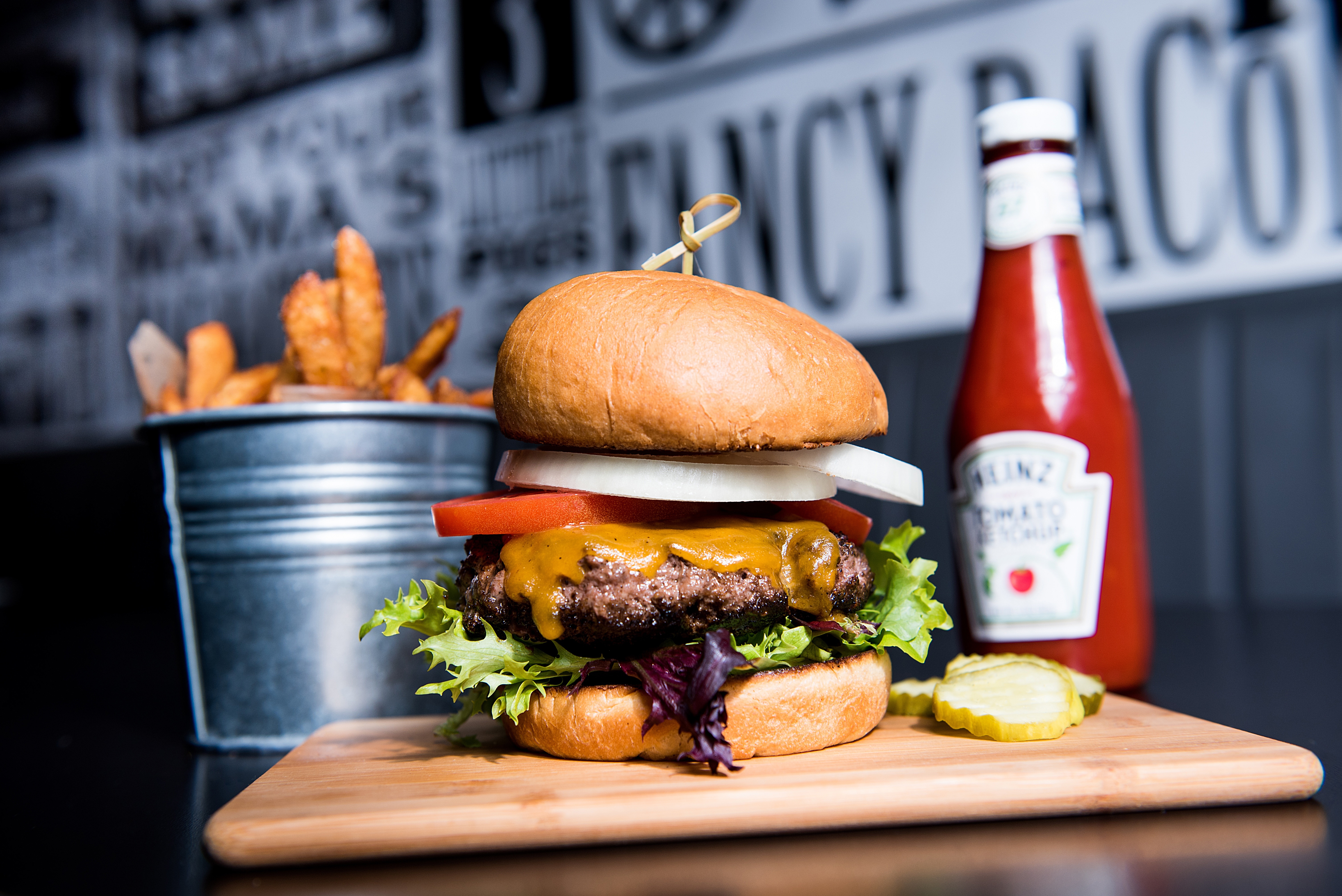 Burger and Fries