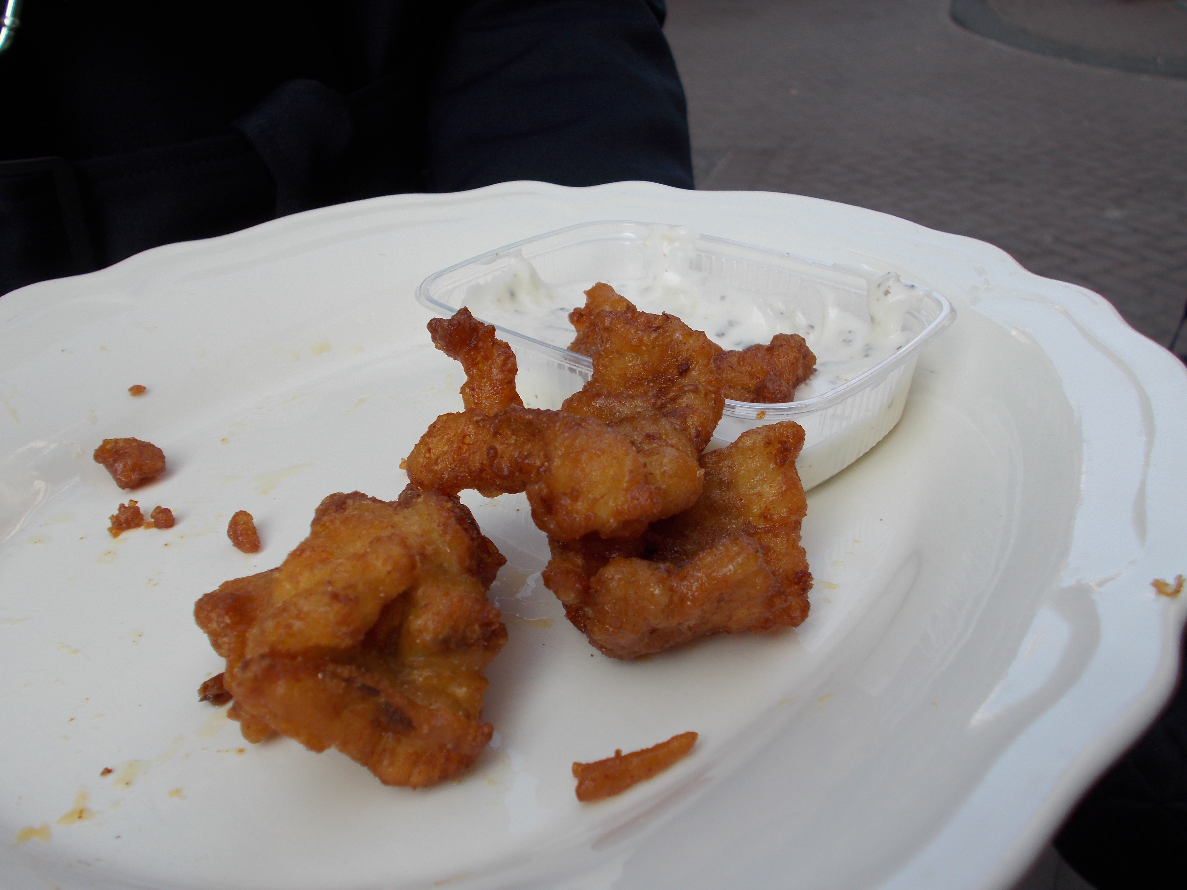 Fried Fish - the special spices were the secret to this disappearing so quickly