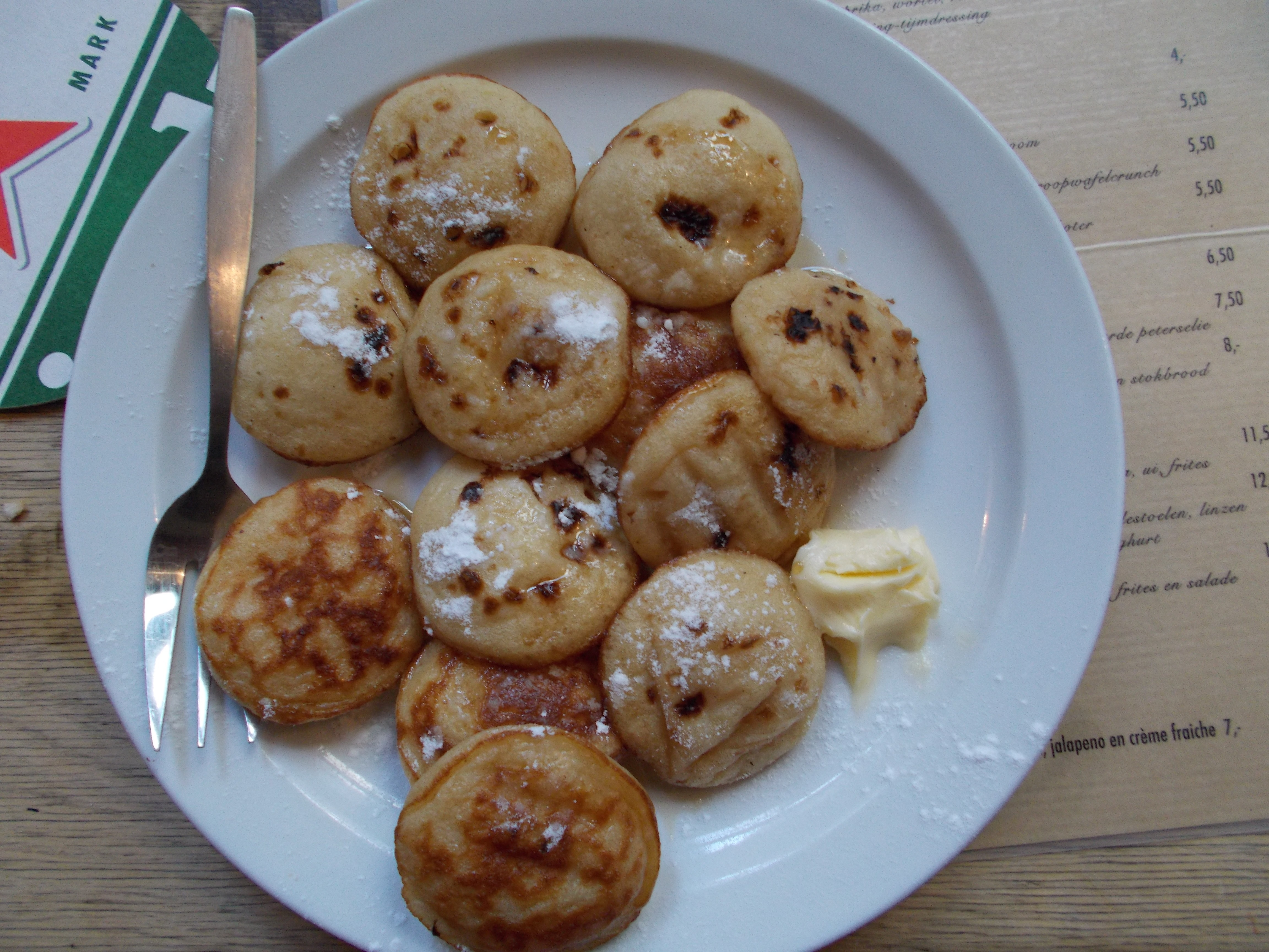 Poffertjes at Cafe de Prins