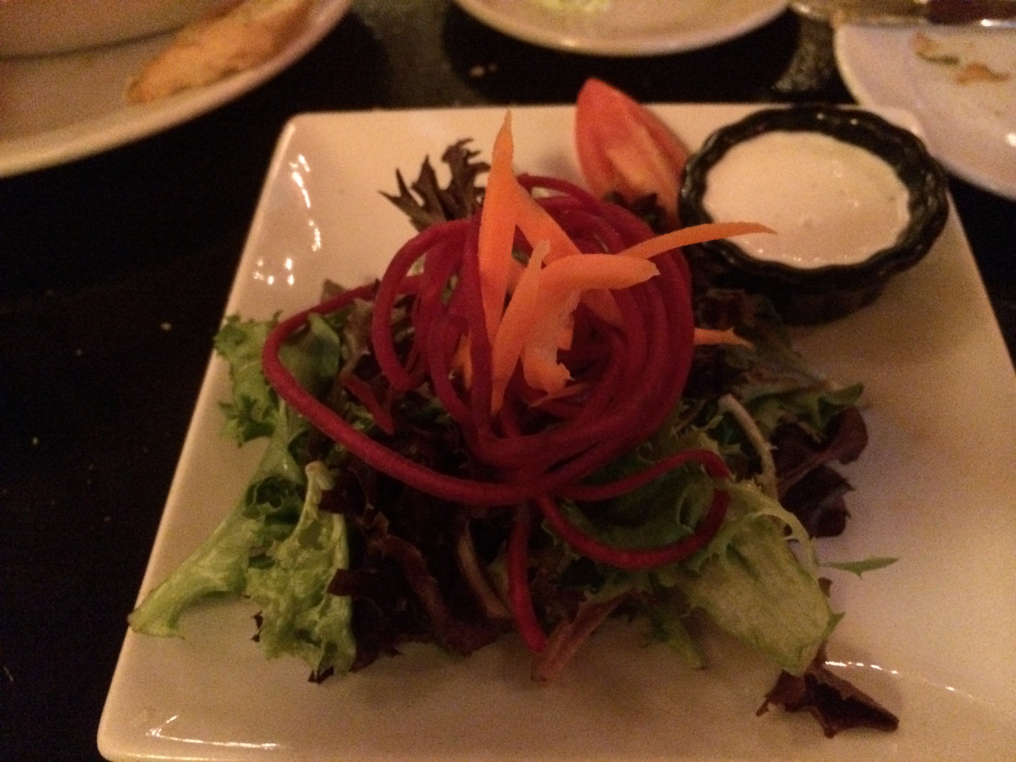 Side Salad at The Fountain Cafe