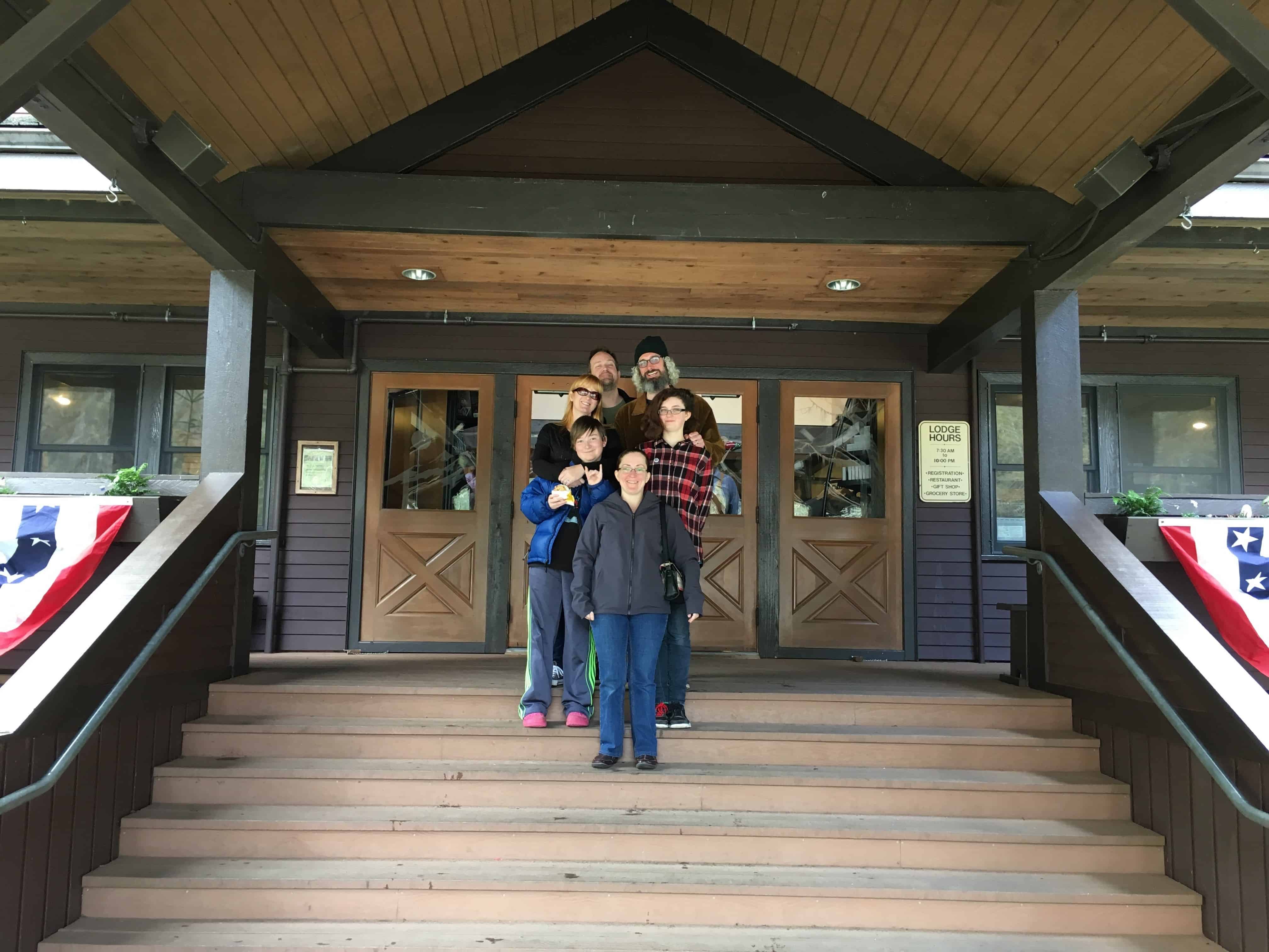 The gang at Sol Duc