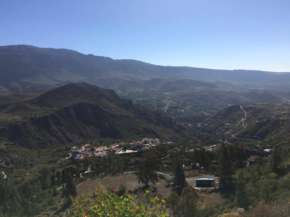 View from a lookout point in San Bartolome de Tirajana