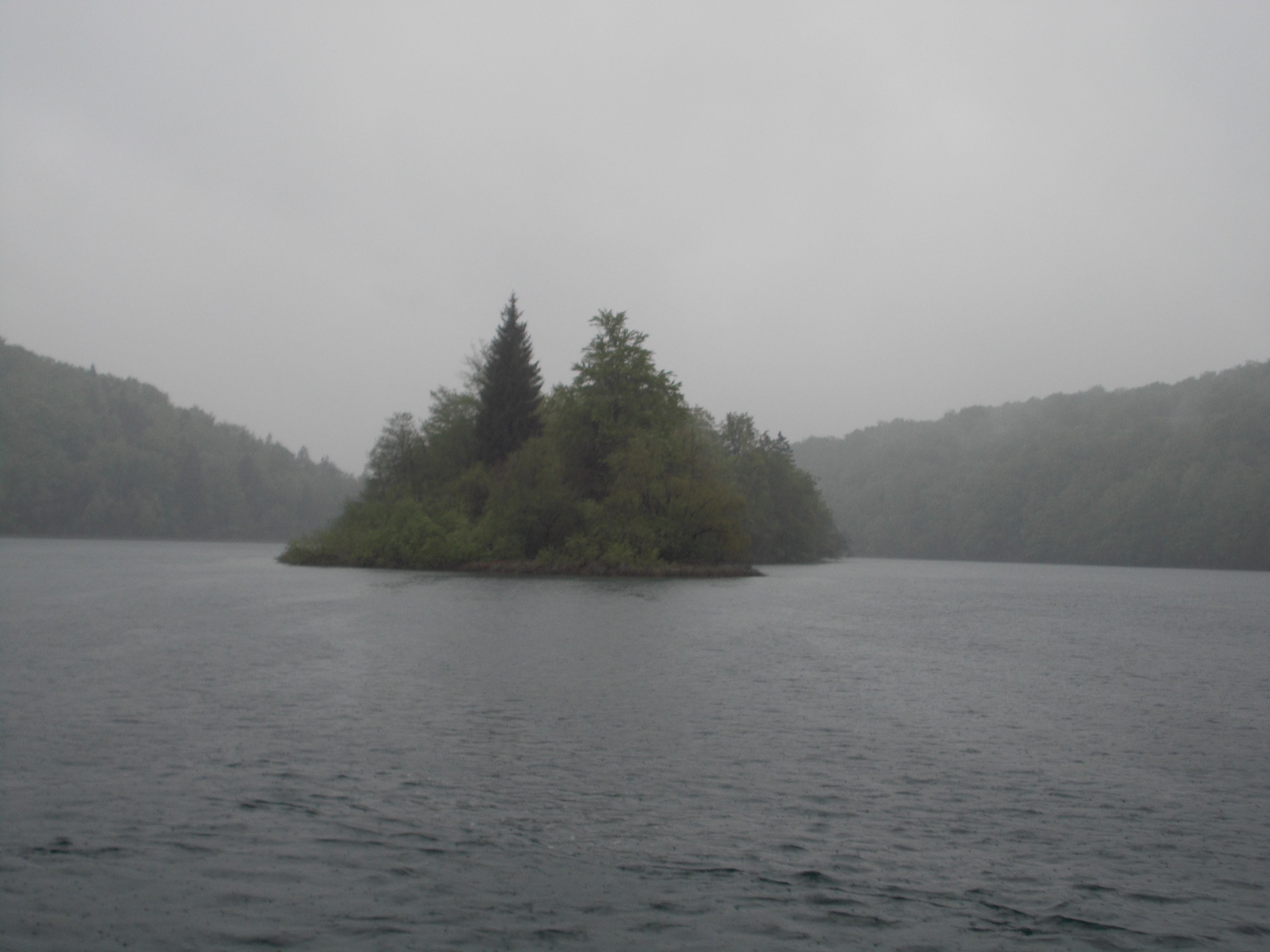 Rain and more rain Plitvice Lakes