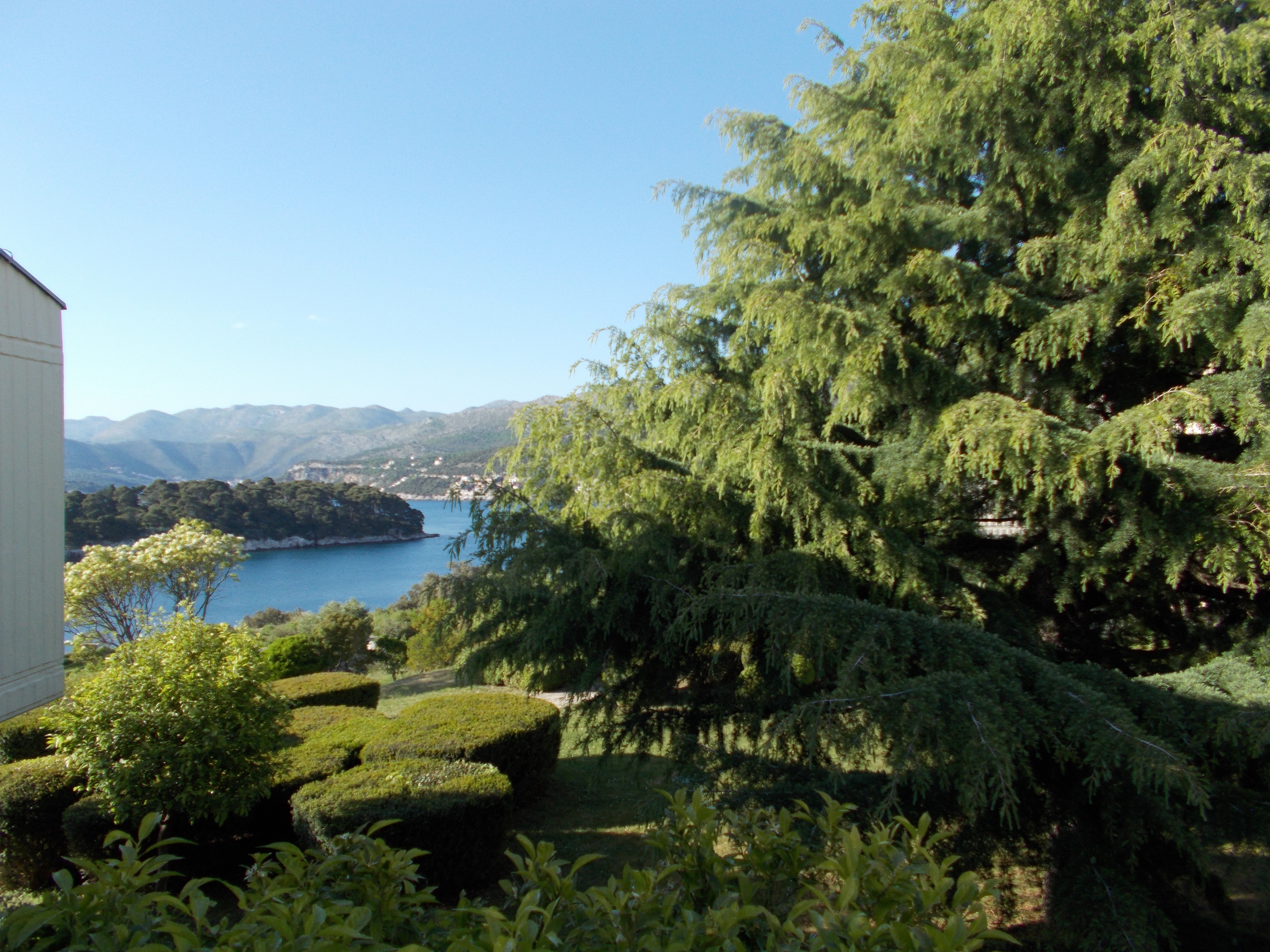 View from corner of balcony Hotel Argosy Dubrovnik