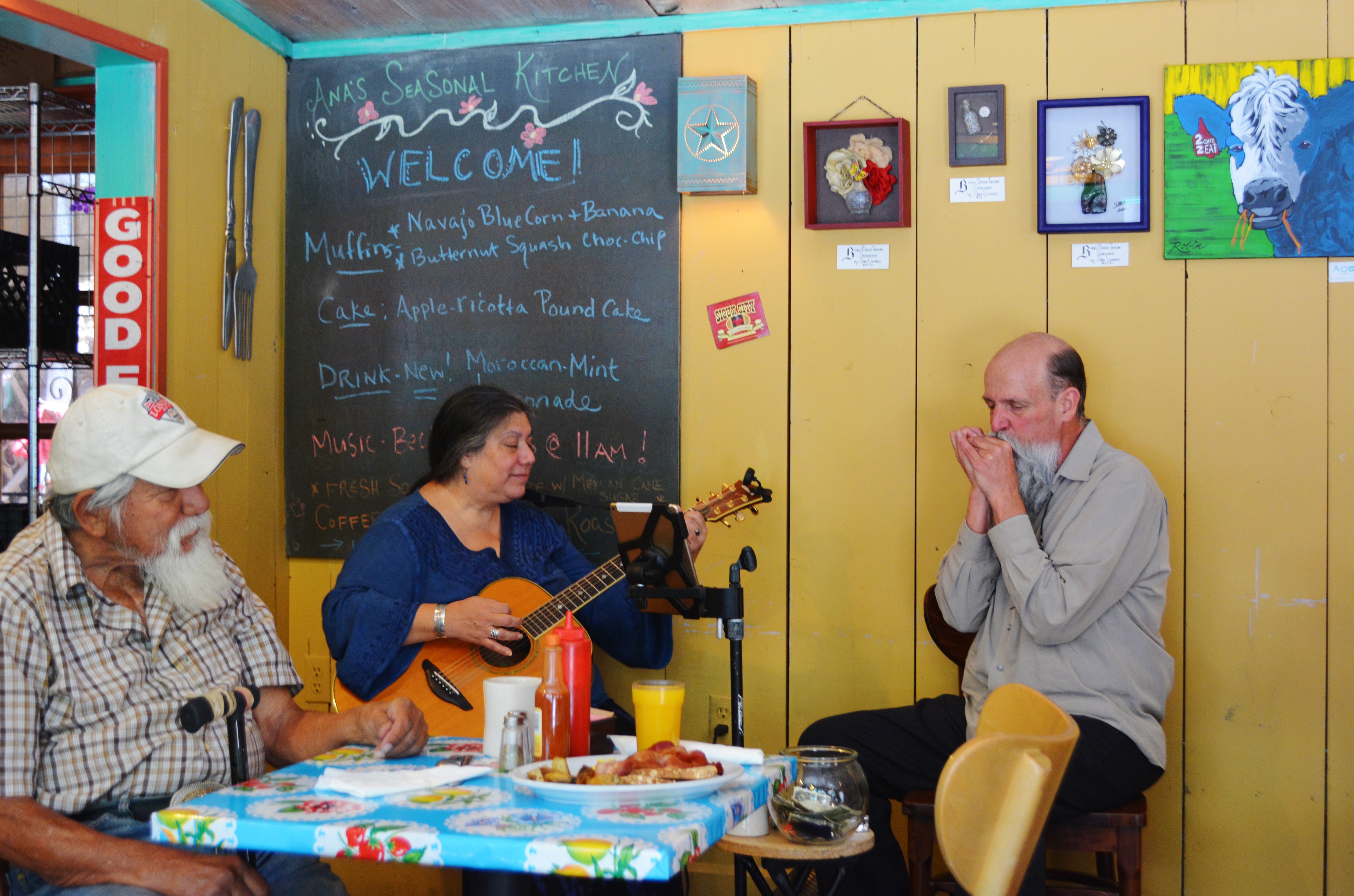 Folk Artists at Ana's Seasonal Kitchen