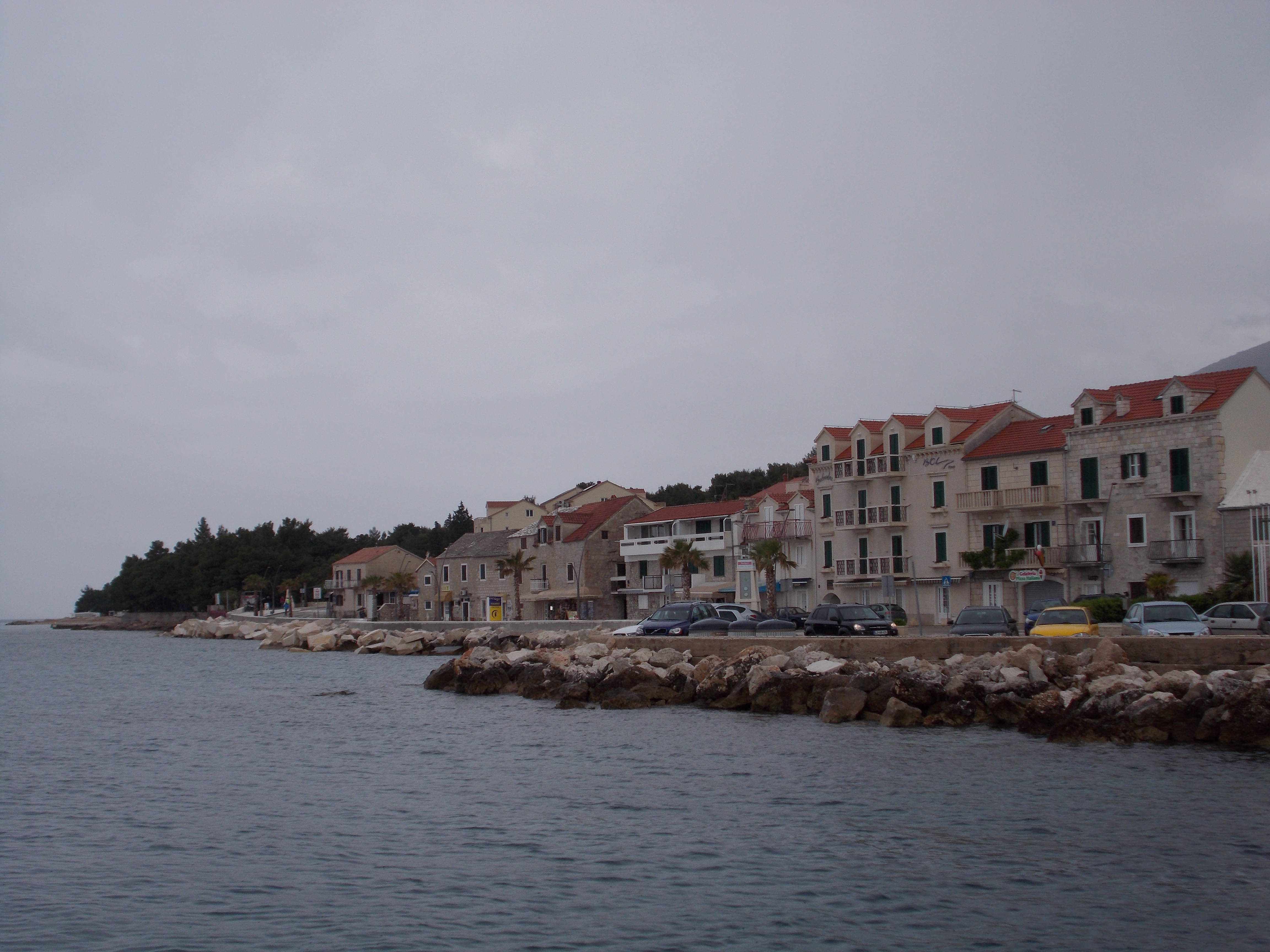 Arriving in Bol Croatia