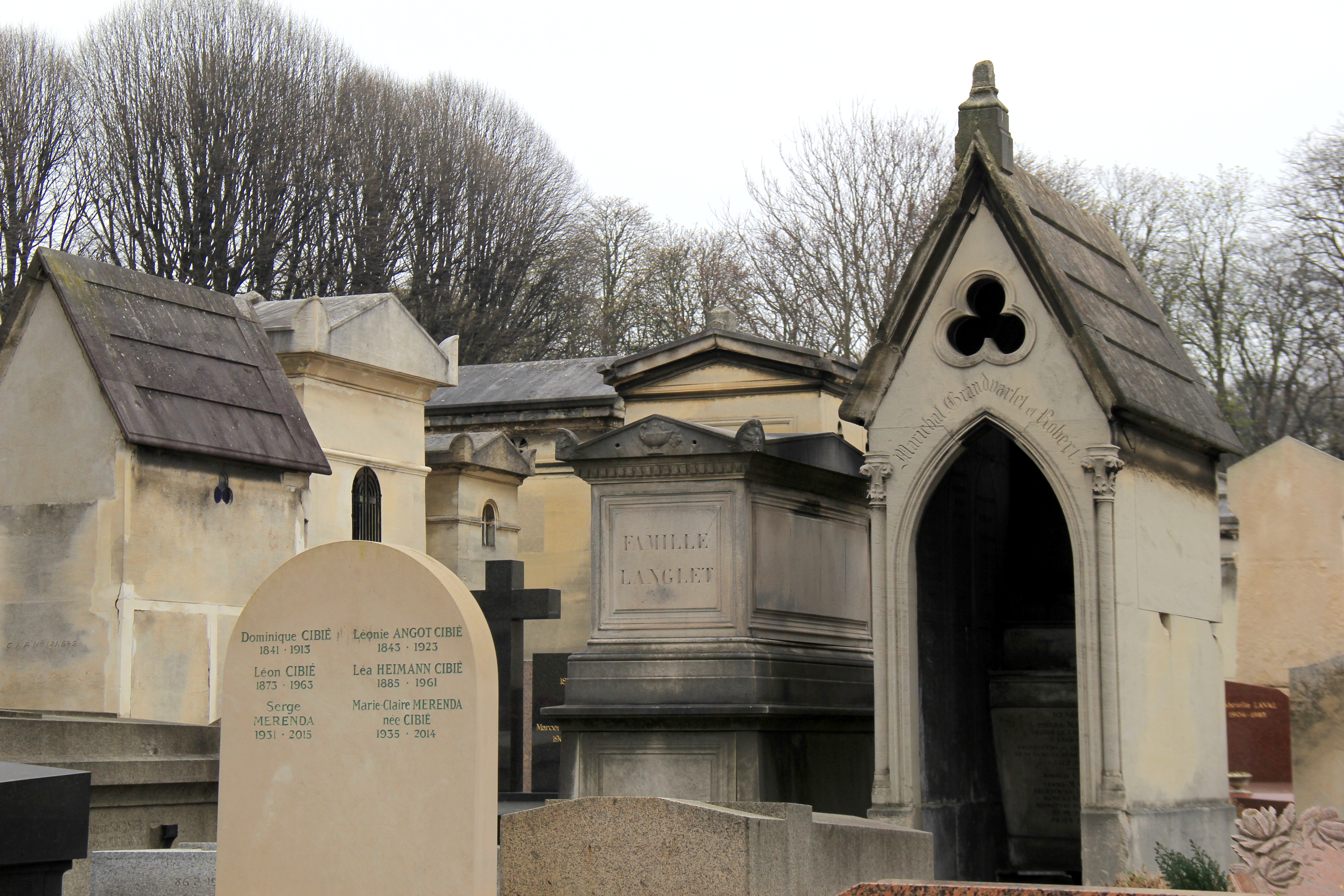 Pere Lachaise Cemetery Tombs